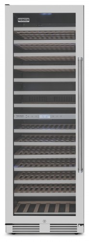 Adega Tecno Professional TR43 AVDD com capacidade de 163 garrafas e abertura de porta para a esquerda.