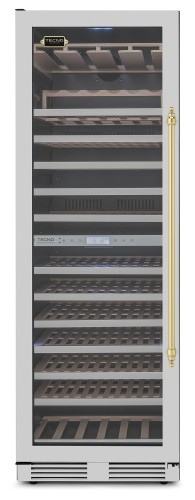Adega Tecno Vintage TR43 AVDD V2 de 60 cm em inox escovado.