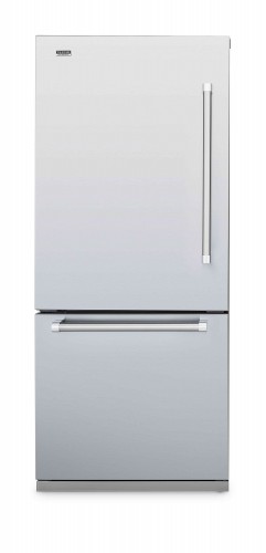 Refrigerador Tecno Professional TR44 BXDB de 76 cm com portas em inox escovado.
