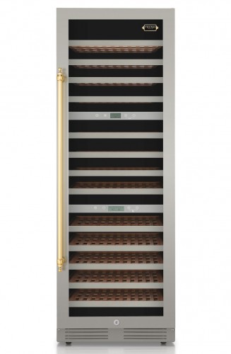 Adega Tecno Vintage TR43 AVDE V2 de 60 cm em inox escovado.