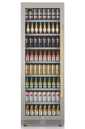 Cervejeira Tecno Max Beer Vintage TR43CVDB V2 de 60 cm em inox escovado.