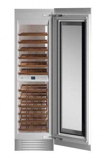 Adega para revestir Bertazzoni WC605BRP2T para 80 garrafas e abertura de porta para a esquerda.