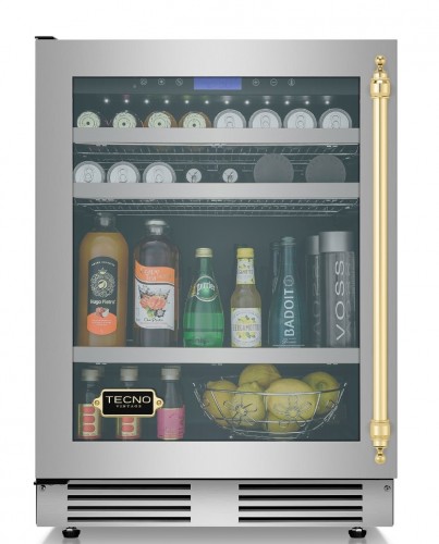Frigobar TECNO Vintage TR14 BVDB V2 de aplicação no piso ou embutido.