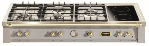 Rangetop LOFRA Dolcevita TRS126/5 com 120 cm de largura.