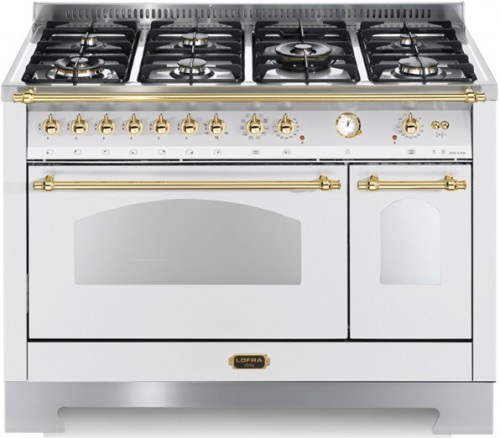 Fogão LOFRA Dolcevita RBPD126 MFT +E2 de 120 cm na cor branco perolizado.
