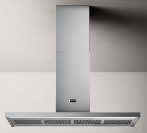 Coifa de ilha Tecno Vintage TCI12 V2 de 120 cm em inox escovado.