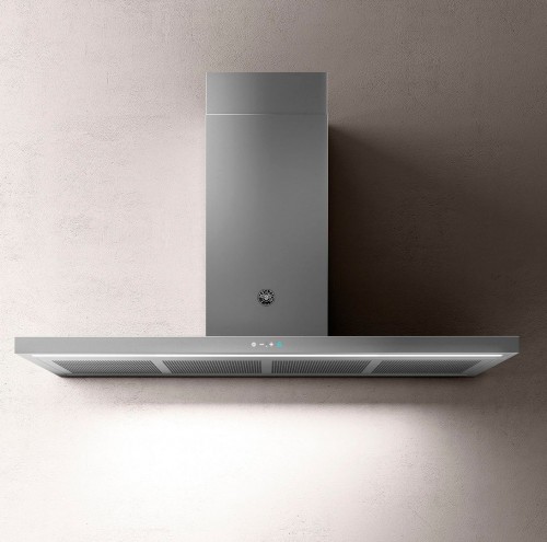 Coifa de parede Bertazzoni BER TCP12 de 120 cm em inox escovado.