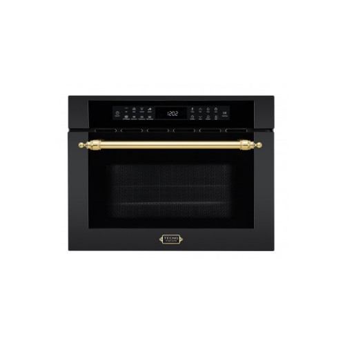 Forno Combinado com Micro-ondas Vintage TK38 EXDBNM V2 na cor preto fosco.
