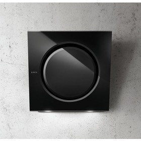 Coifa de perede Elica Mini OM Black de 55 cm em vidro.