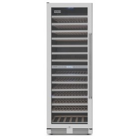 Adega Tecno Professional TR43 AVDD com capacidade de 163 garrafas e abertura de porta para a esquerda.