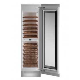 Adega para revestir Bertazzoni WC605BRP2T para 80 garrafas e abertura de porta para a esquerda.