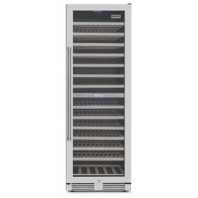 Adega Tecno Professional TR43 AVDC com capacidade de 163 garrafas e abertura de porta para a direita.