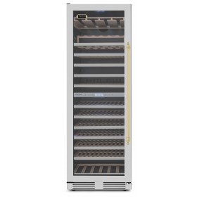 Adega Tecno Vintage TR43 AVDD V2 de 60 cm em inox escovado.