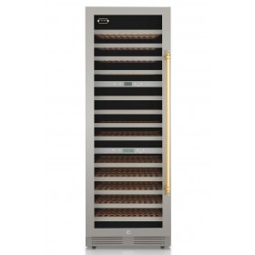 Adega Tecno Vintage TR43AVDF V2 de 60 cm em inox escovado.