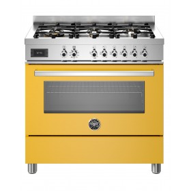 Design Profissional: com exclusiva pintura artesanal automotiva na cor amarelo que proporciona um acabamento impecável ao fogão.