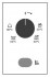 Painel de Controle Interno: facilmente aciona e define a temperatura de aquecimento.