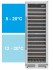 Duas Zonas de Temperaturas: permite a conservação de todos os tipos de vinhos em suas temperaturas de consumo ou armazenamento com elevada precisão. A temperatura pode ser regulada com precisão de 5° C à 20° C e é distribuída de forma ventilada e homogênea por todo o seu interior.