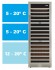 3 Zonas de Temperaturas: realizam uma perfeita conservação de todos os tipos de vinhos em suas corretas temperaturas de consumo ou armazenamento com elevada precisão. A temperatura pode ser regulada de 5 °C a 20 °C nas zonas superior e intermediária e de 12 ºC a 20 ºC na zona inferior sendo distribuída de forma ventilada e homogênea por todo o seu interior. 