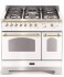 Design Vintage by LOFRA: na cor branco perolizado com detalhes em latão polido, uma combinação única de robustez, elegância e tecnologia para os chefs mais exigentes.