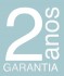 2 Anos de Garantia: contra defeitos de fabricação.