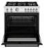 Forno Ventilado a Gás de 169 l: o maior da categoria com 7 alturas de preparo e 5 versáteis funções que tornam mais rápido e fácil assar, grelhar e gratinar os alimentos com melhores resultados culinários.