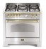 Fogão LOFRA Dolcevita RSG96 MFT/CI de 90 cm em inox escovado.