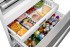 Flex Mode: permite escolher a temperatura no compartimento inferior para uso como freezer (de - 22 ° a - 15 °C), refrigerador (de + 2 °C a + 8 °C) ou compartimento Fresh Mode ( de - 2 °C a + 2 °C ).