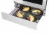 Calor Ventilado por Convecção: proporciona um aquecimento mais rápido e homogêneo de todos os tipos de alimentos e de utensílios como pratos e xícaras.