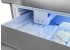 IceMaker Automático: produz em média 1,3 Kg de gelo a cada 24 horas com gaveta de armazenamento com capacidade de 3,6 Kg. Mantém automaticamente a gaveta de gelo completamente abastecida.