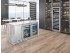 Compõe Conjuntos: com os demais produtos da linha Tecno Professional com perfeito alinhamento das portas e puxadores tubulares em inox, como as adegas, as cervejeiras, o frigobar, o freezer, o umidor de charutos e a gaveta refrigerada.
