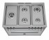 Mesa em Aço Inox 304 BA 18/10: de altíssima qualidade, não sofre alteração de cor, com soldas a laser, totalmente selada e com cantos arredondados.