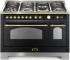 Fogão LOFRA Dolcevita RNMD126+E2 preto fosco de 120 cm na cor preto fosco.