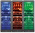 Iluminação por LEDs: elegante luz fria e uniforme por todo o seu interior nas cores branco, verde ou âmbar, criando uma elegante iluminação no ambiente.