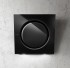 Coifa de perede Elica Mini OM Black de 55 cm em vidro.