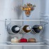 Rack de Bebidas em Aço Cromado: armazena com elegância 3 grandes garrafas como as de vinho liberando mais espaço nas prateleiras da porta para as demais bebidas de consumo frequente.